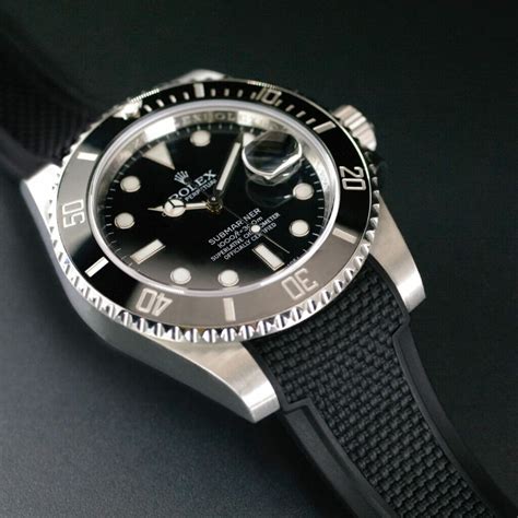 rolex submariner rubber strap replica|rolex submariner strap replacement.